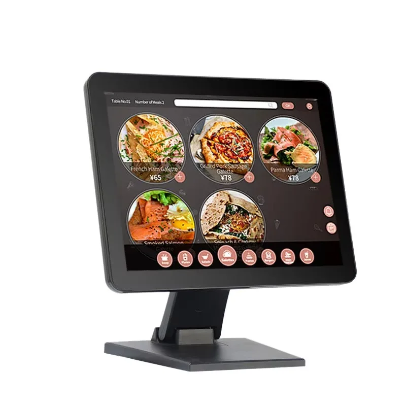 2026 OEM ODM 15 Inch True Flat Screen High Brightness Capacitive Touch Screen  For Retail/Restaurant/POS/Office/Supermark