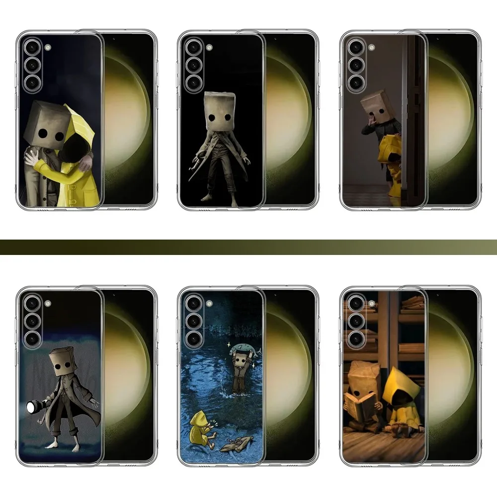 Game L-Little N-Nightmares Phone Case For Samsung Galaxy A71,70,52,40,51,31,A50,21S,30S,Note20,Transparent ,Cover