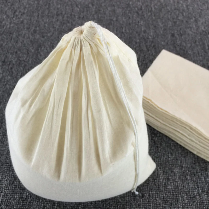 Nut Milk Vegetable Stuffing Yogurt Coffee Strainer Reusable Cheese Cloth Bag Soybean Milk Cheesecloth Filter