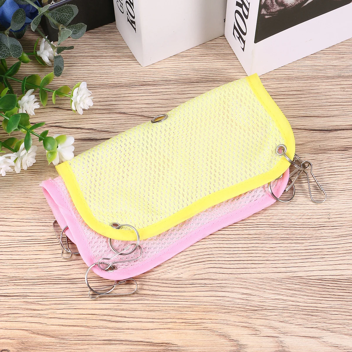 

2pcs Pet Hanging Hammock For Small Pets Breathable Mesh Cat Bed Hamster Cradle Indoor Pet Folds Lightweight Durable