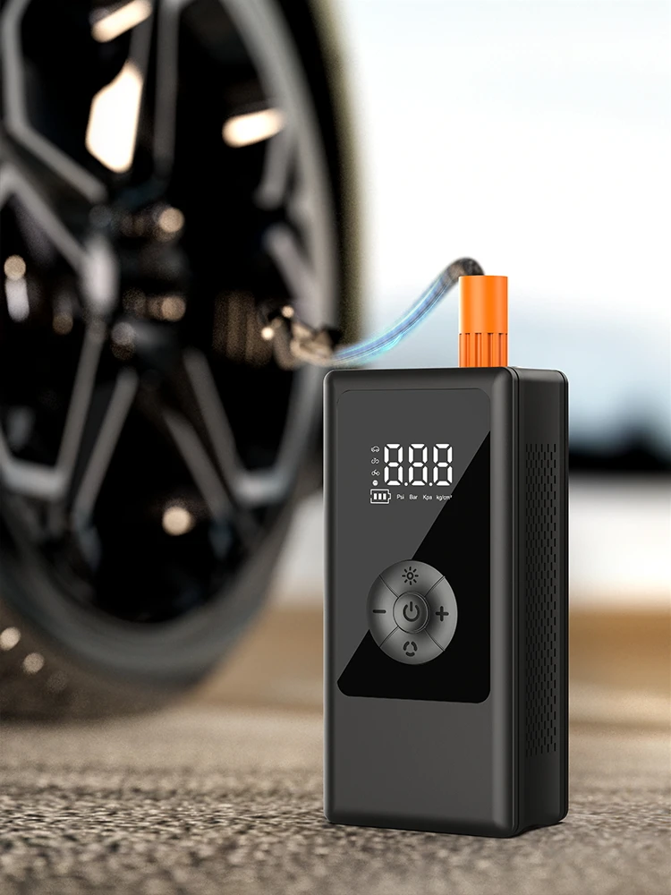 AliExpress YIJU Portable Car Air Pump Tire Inflator Compressor Digital Cordless Car Tyre Inflator For Motocycle Bicycle Balls