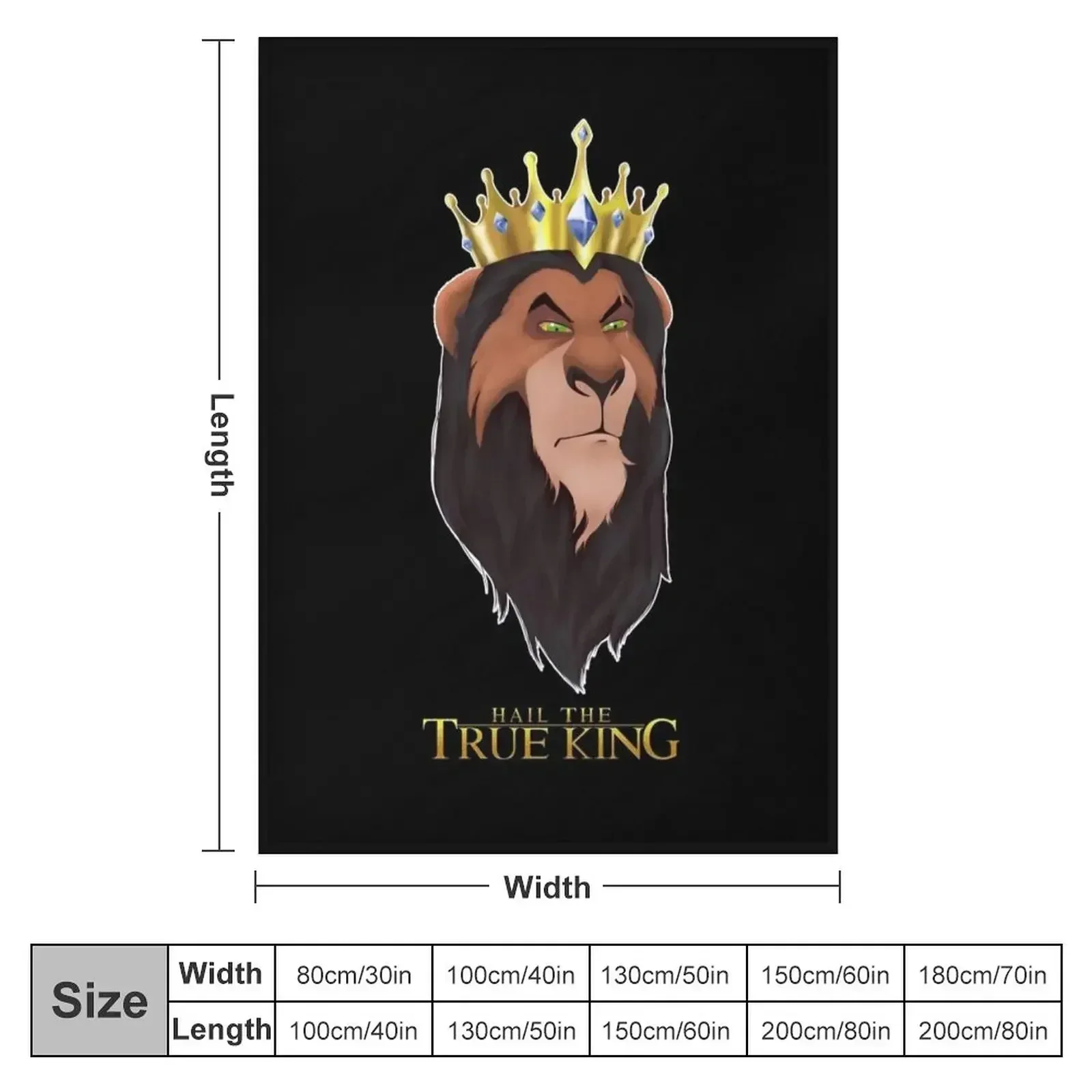 Hail the True King Throw Blanket halloween Hairys Cute Plaid Hair For Baby Softest Blankets