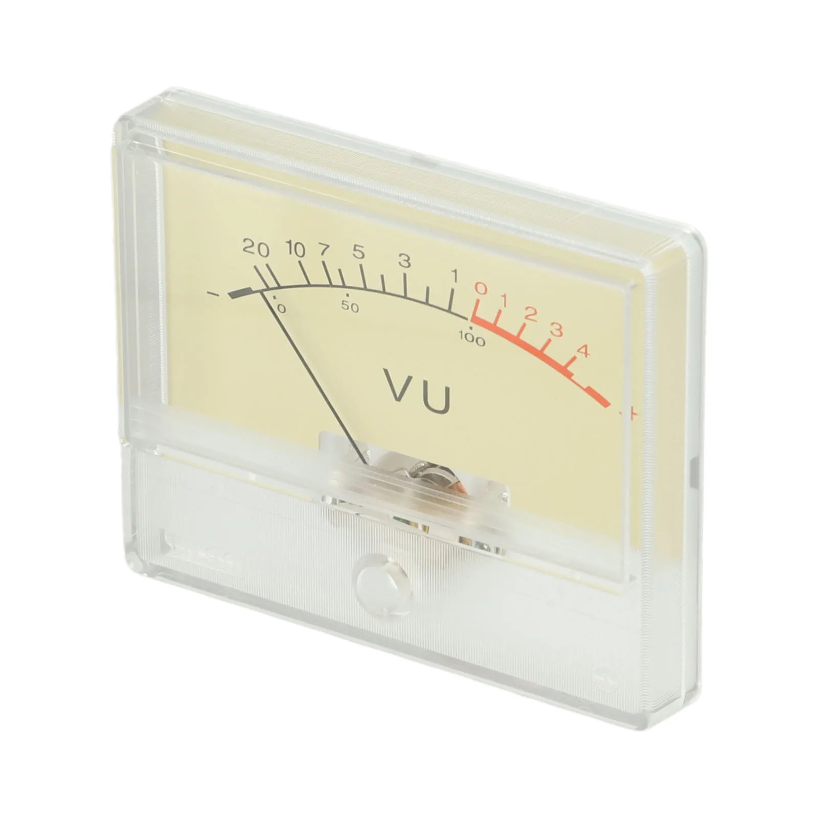 1PC VU Meter Head TN-90-8735 High Accuracy DB Amp Level VU Meter Header With Light Bulb Instrument Parts Accessories