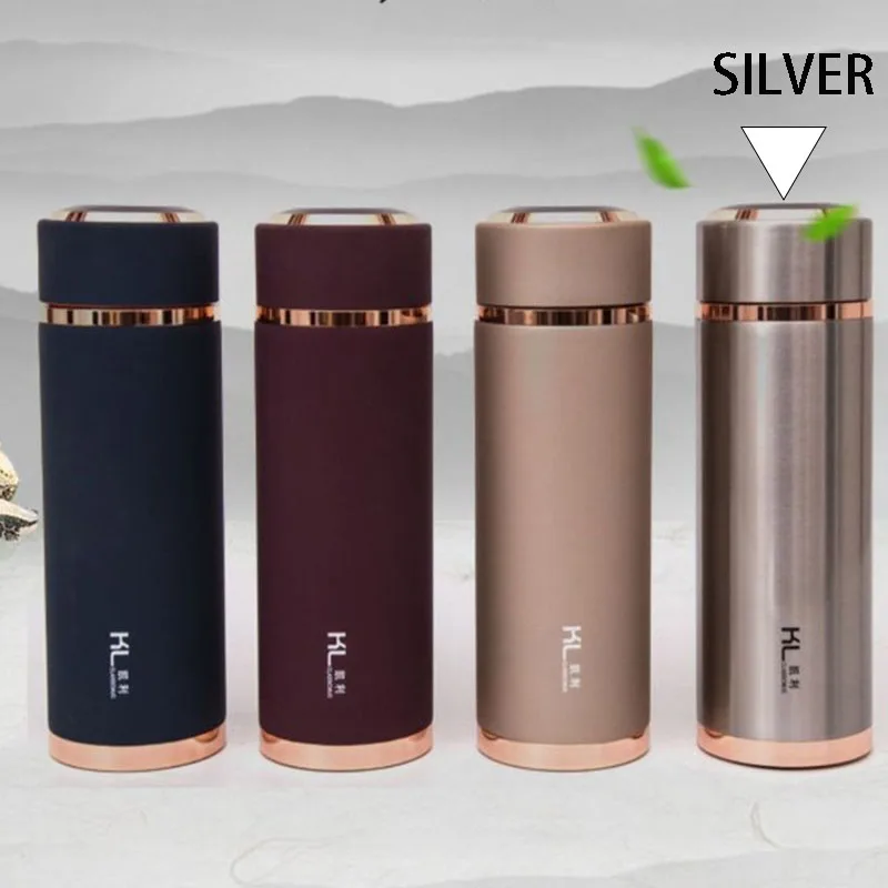 460ml Pure Copper Inner-Lid Water Cup/Thermos Cup, Business Thermal Water Bottle,Brass Cup, Purple Copper Inner Vacuum Drinkware image 3