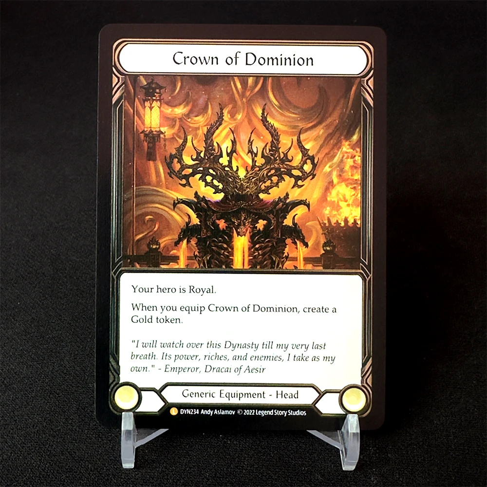 Flesh and Blood FOIL Proxy Cards DIY Cards FAB TCG Game Collection Card Crown of Dominion Crown of Providence Flick Knives Gift
