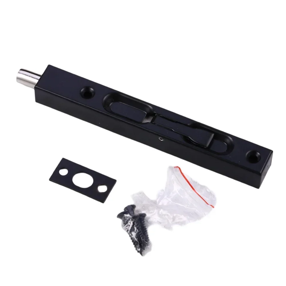 

Двойная дверная защитная защелка, 6-дюймовая скрытая защелка, современный дизайн, монтажное оборудование для дверной защелки в комплекте, обустройство дома