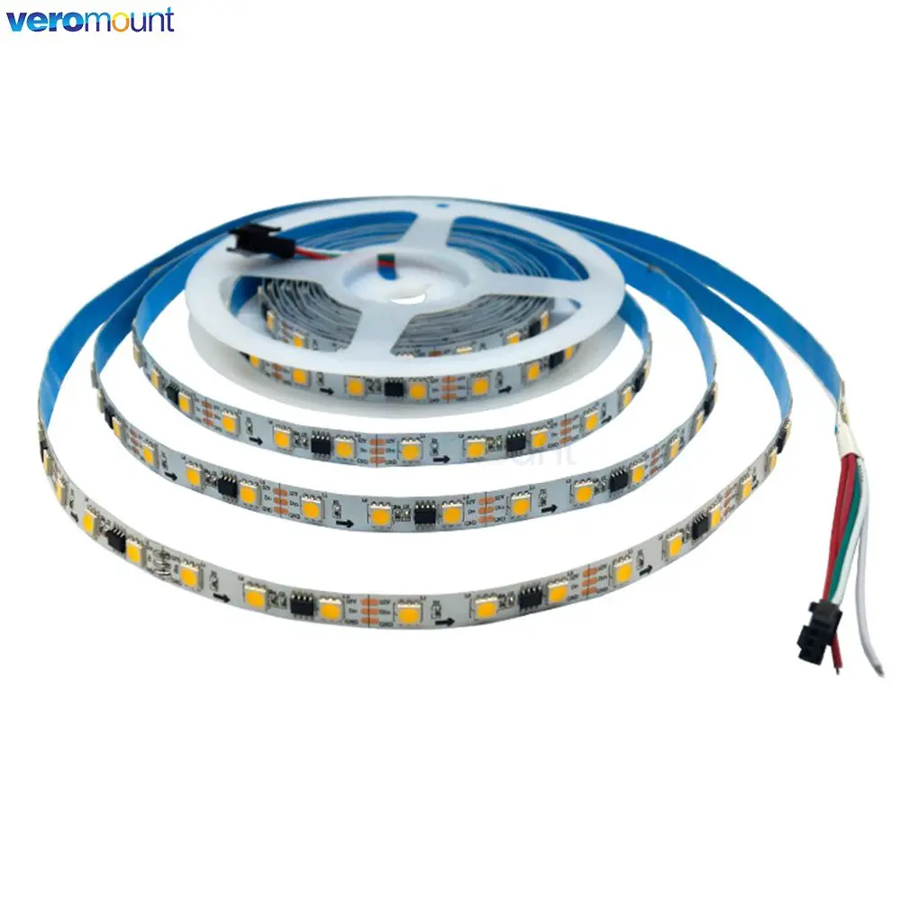 

5m DC 12V 30LEDs/m 60LEDs/m 10mm WS2811 Pixel LED Strip White Warm White 5050 SMD Addressable Digital Tape 1 ic Control 3 LEDs