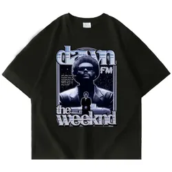 The Weeknd T-Shirt The Weekend Tour Merch Dawn Fm Shirt Vintage 90S Print T Shirt Men Women