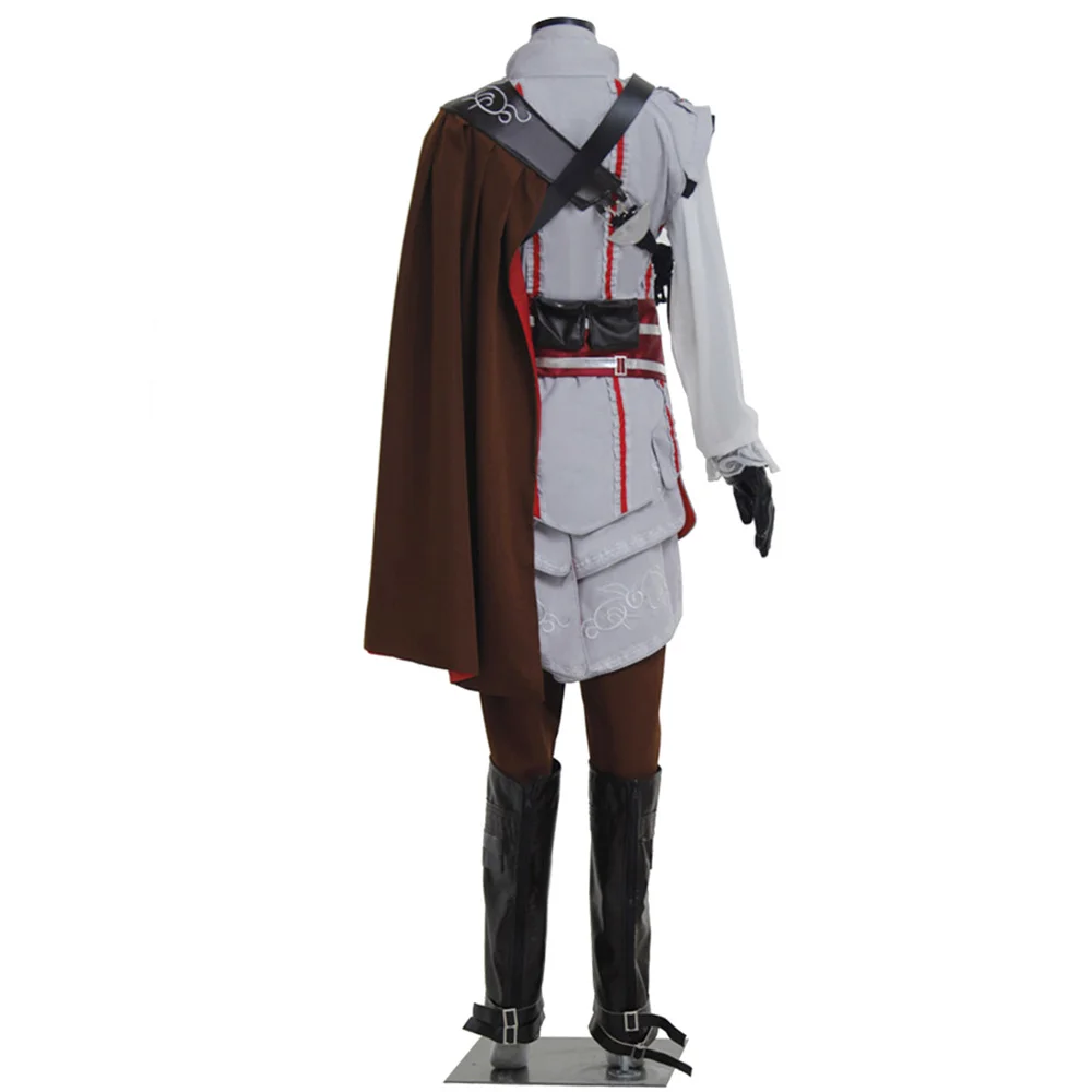 Ezio Auditore 코스프레 의상 여성 배틀 탑 바지 풀 세트 할로윈 카니발 파티 의상