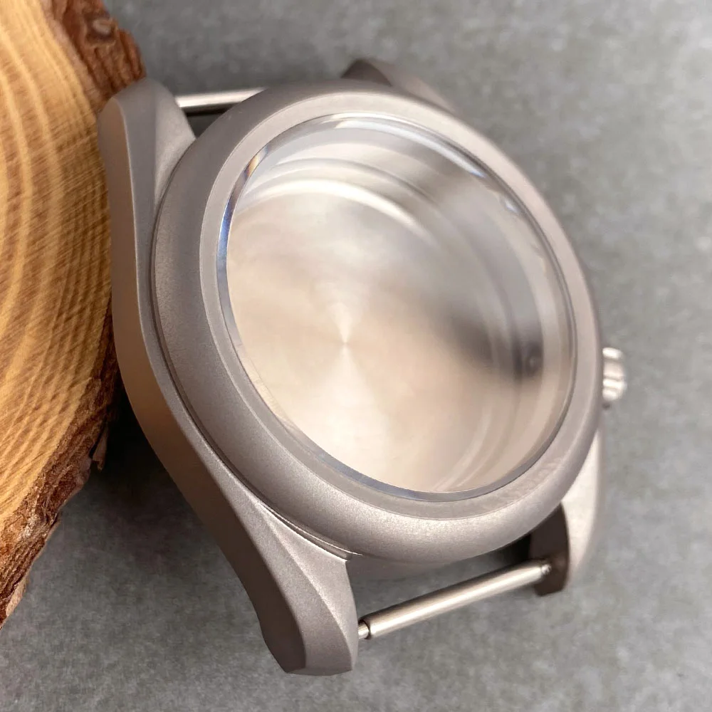 علبة ساعة تيتانيوم للغوص ، صقل الرمل ، أجزاء التاج ، تناسب NH34 ، NH35 ، NH36 ، ETA ، PT5000 ، SKX ، 40 ، 20ATM ، جديدة #3