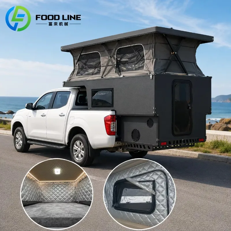 Pickup truck trunk tent, pickup truck shade tent, pickup truck canopy wedge tent,  double layer wedge tent