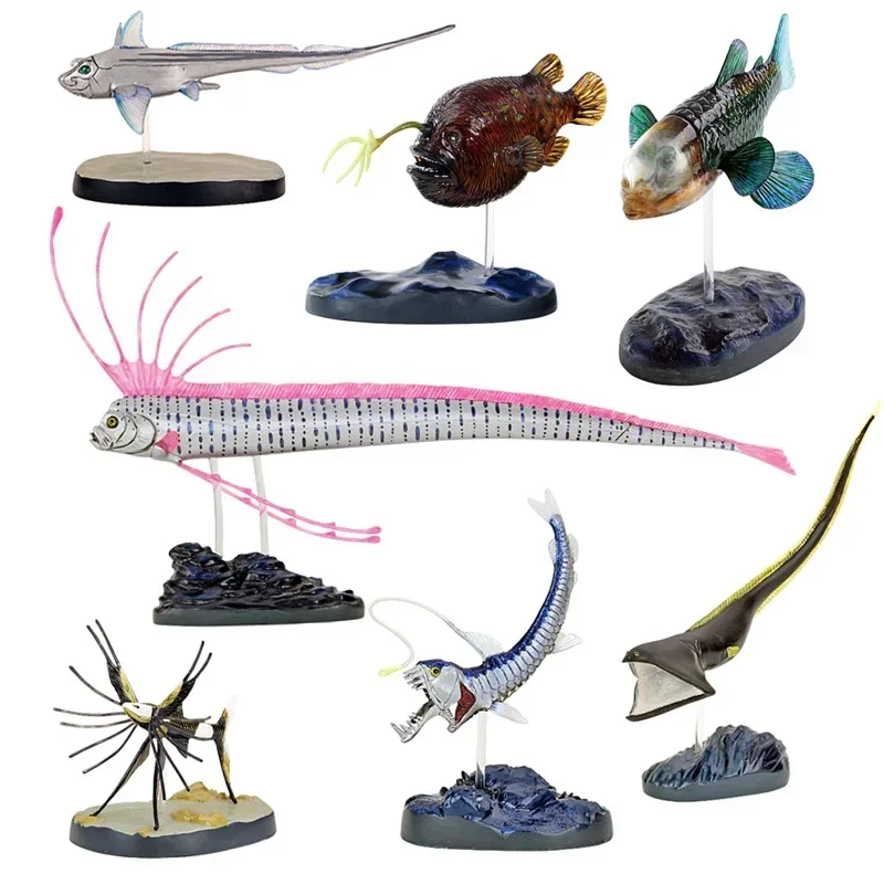 

Original Cute Kawaii Colorata Dellp Sea Fish Museum Figure Collection Oarfish Anime Gacha Toys Gift