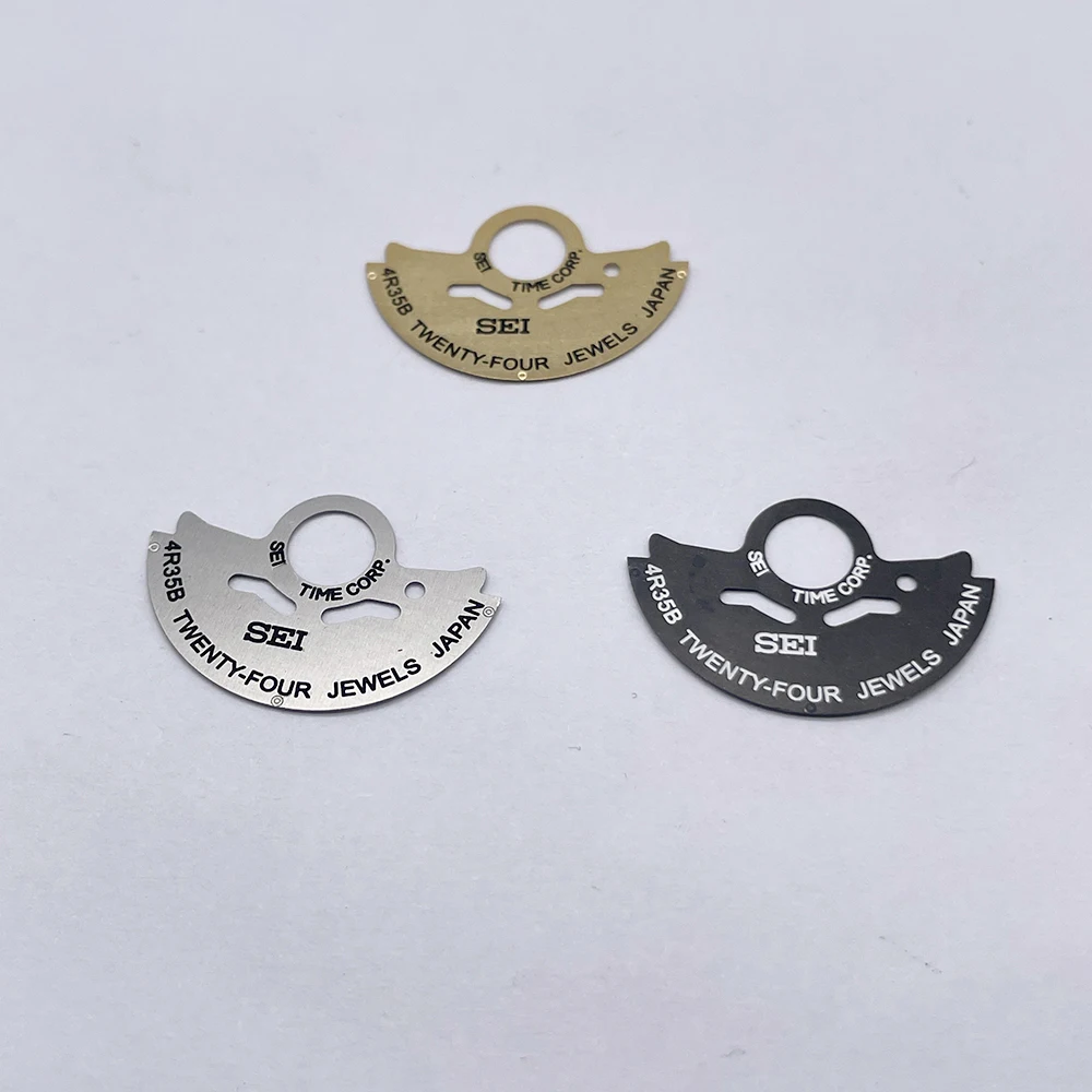 5pcs NH35A Movement Automatic Hammer Patch Metal Sheet Lettering Rotor 4R35B Rotor Fit  NH35A Movement Watch Movement Parts