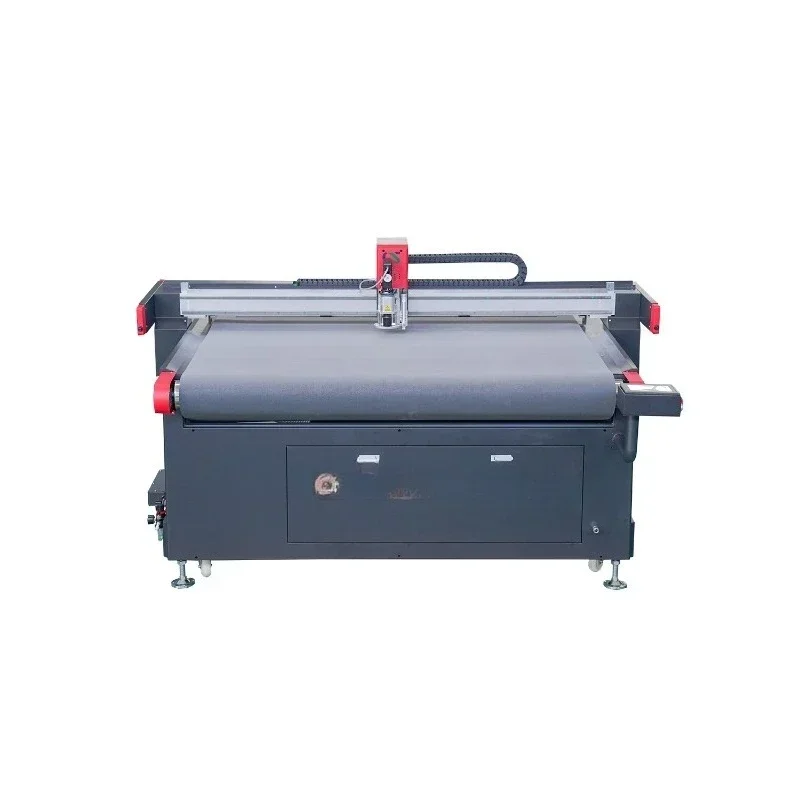 Soft glass imitation fur cutting machine Fiber cloth membrane material Laminating vibrating knife cutting machine