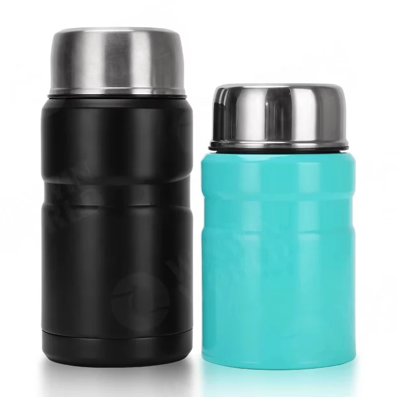 

Best Sale Vacuum Thermos Food Jar Custom Logo Stainless Steel Double Wall Insulated Bento Lunch Box Set
