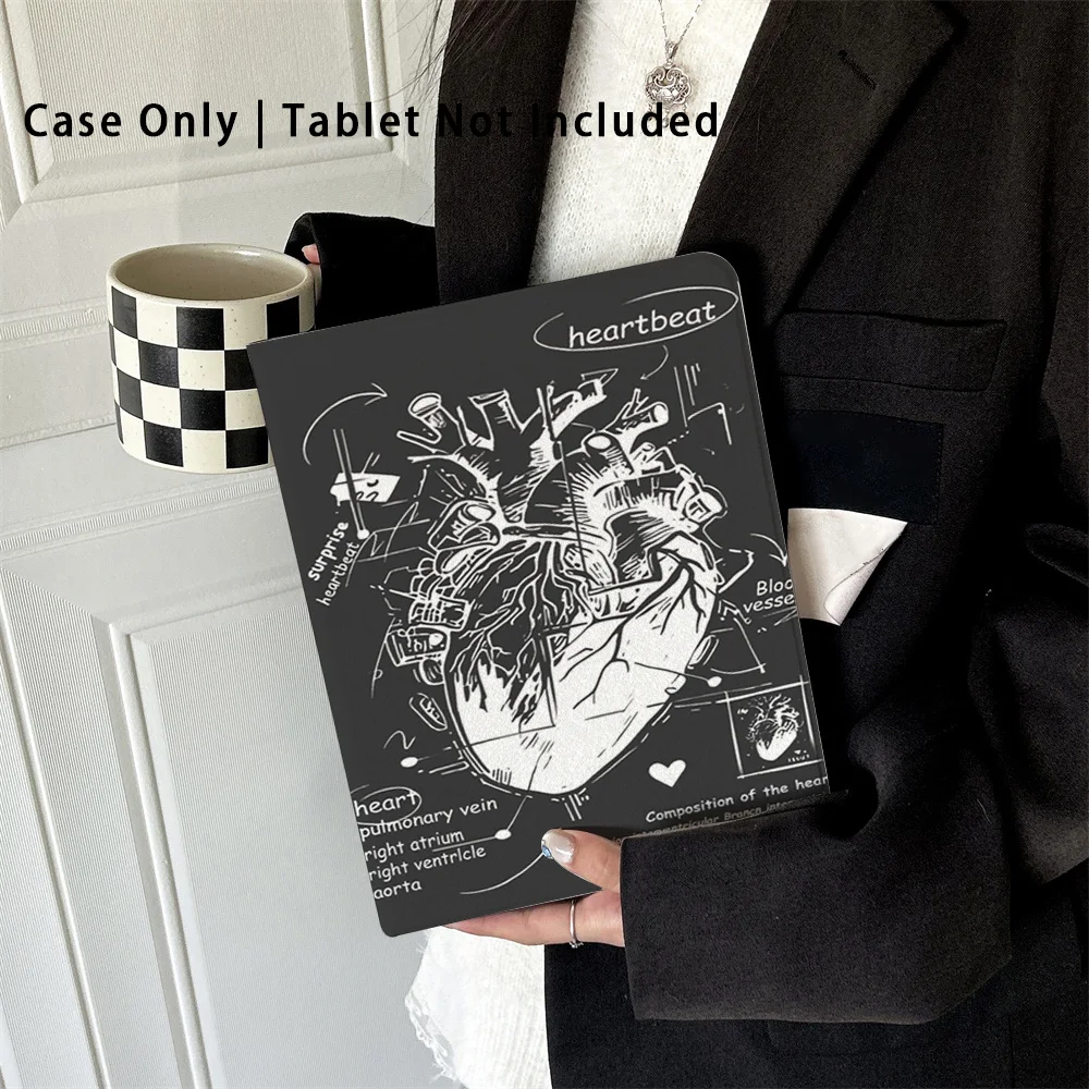 Capa inteligente compatível com iPad Air 6, Air 5,4, e compatível com iPad 10 (10,9 polegadas), 2024, air m3/a16 2025