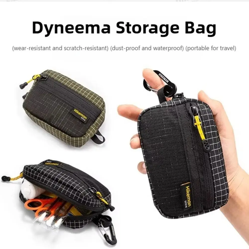 

Durable Multifunctional Card Wallet Zipper Closure Lightweight EDC Pouch Waterproof Utility Bag Men Women