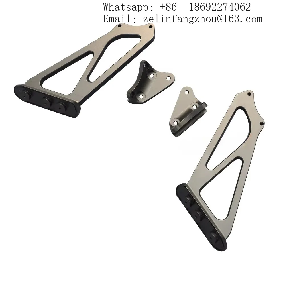 Cusco Style Aluminum Rear Wing Stay Bracket High Position 85mm Bolt On for Civic FL5 Type R 2023+ Adjustable Kit