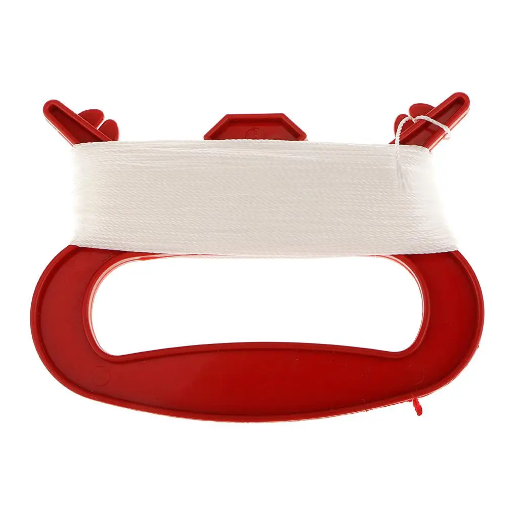 328ft Line Wheel Winder Maniglia Strumento Maniglia Strumenti da tavolo Accessori per aquiloni Bambini Sport all'aria aperta Rosso