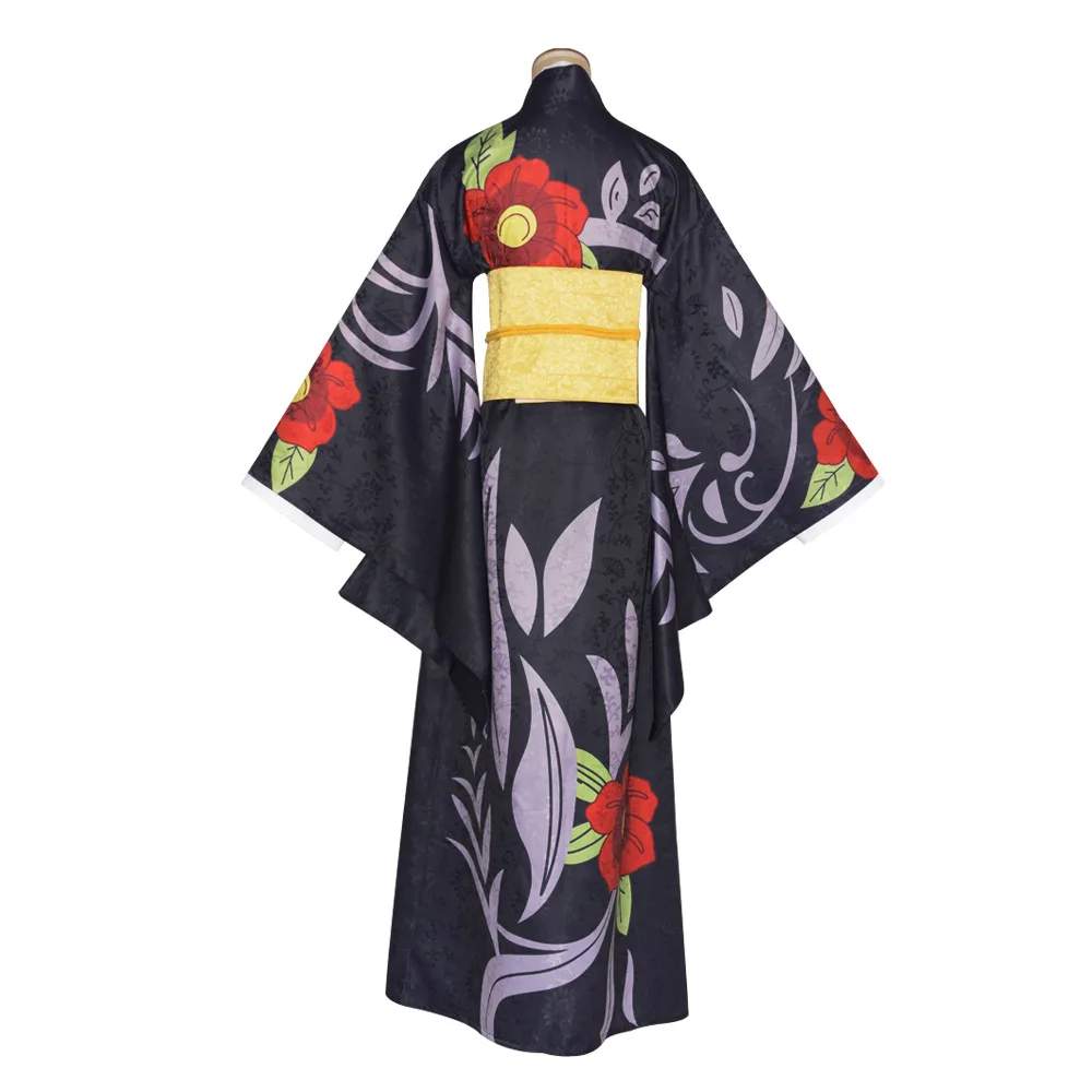 Anime Demon Tamayo Kimono Cosplay Costume Printed Kimono Woman Halloween Carnival Cosplay Tamayo Customized Clothes