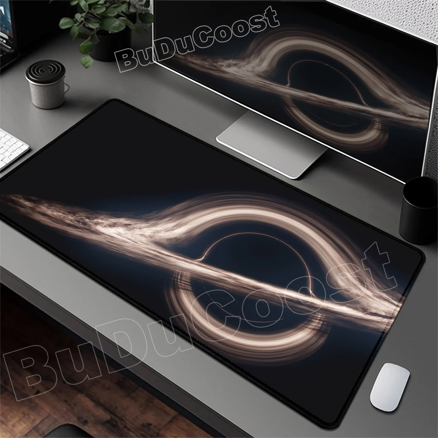 Space Interstellar Black Hole Mouse Pad XXL Mousepad Computer Keyboard Pads Desk Mat Gamer Office Carpet Table Mat Desktop Mats