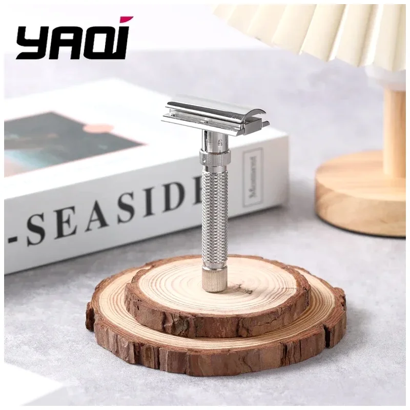 YAQI Ultima Adjustable Stainless Steel Safety Razor for Comfortable Shaving Wet Shave Tools Best Gift for Men