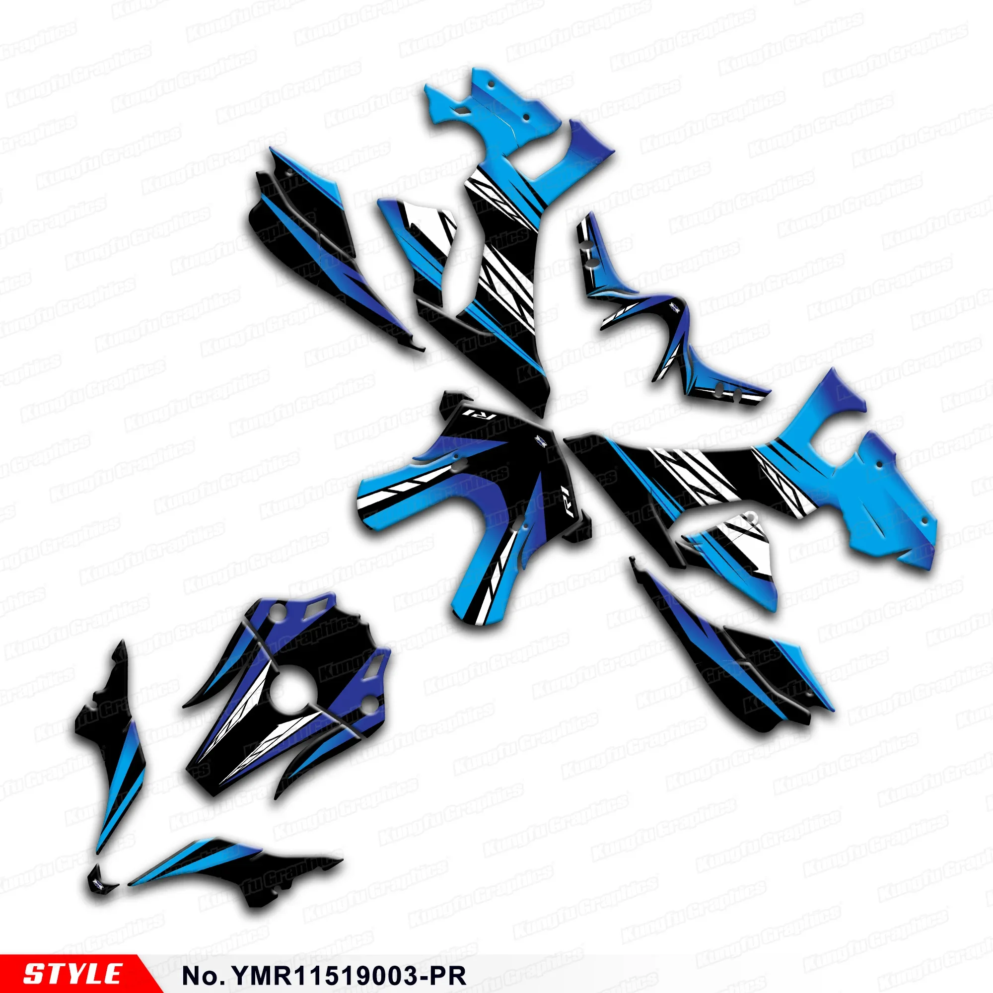 

Наклейки JY RACING, полная мотоциклетная графика для Yamaha YZF R1 YZF-R1 2015 2016 2017 2018 2019, YMR11519003-PR