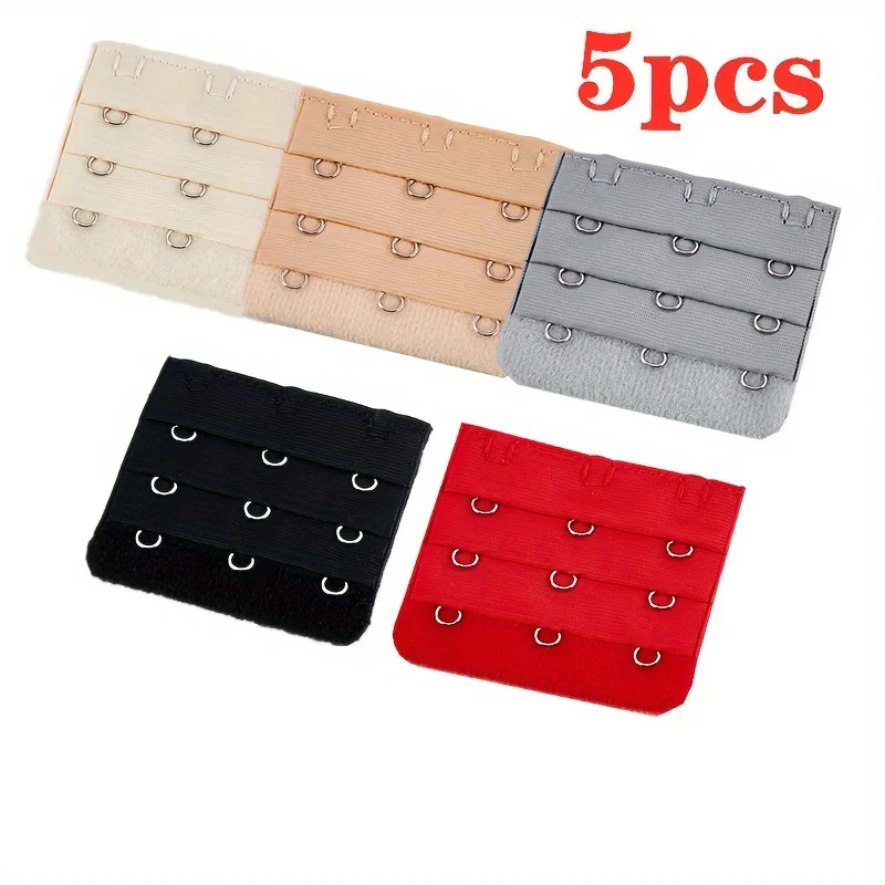 Women's Underwear Shoulder Strap Extension Strap, Adjustable Nylon Elastic Chest Strap Extension Buckle, Hook and Loop Extender