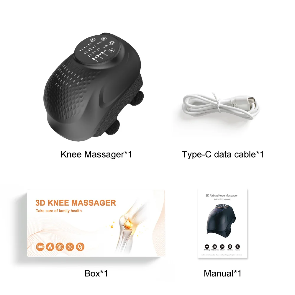 Battery‑Powered Cordless Multifunctional Massager, ABS Electric Device Adjustable Pinch for Knee Neck Shoulder Relaxation - view 6