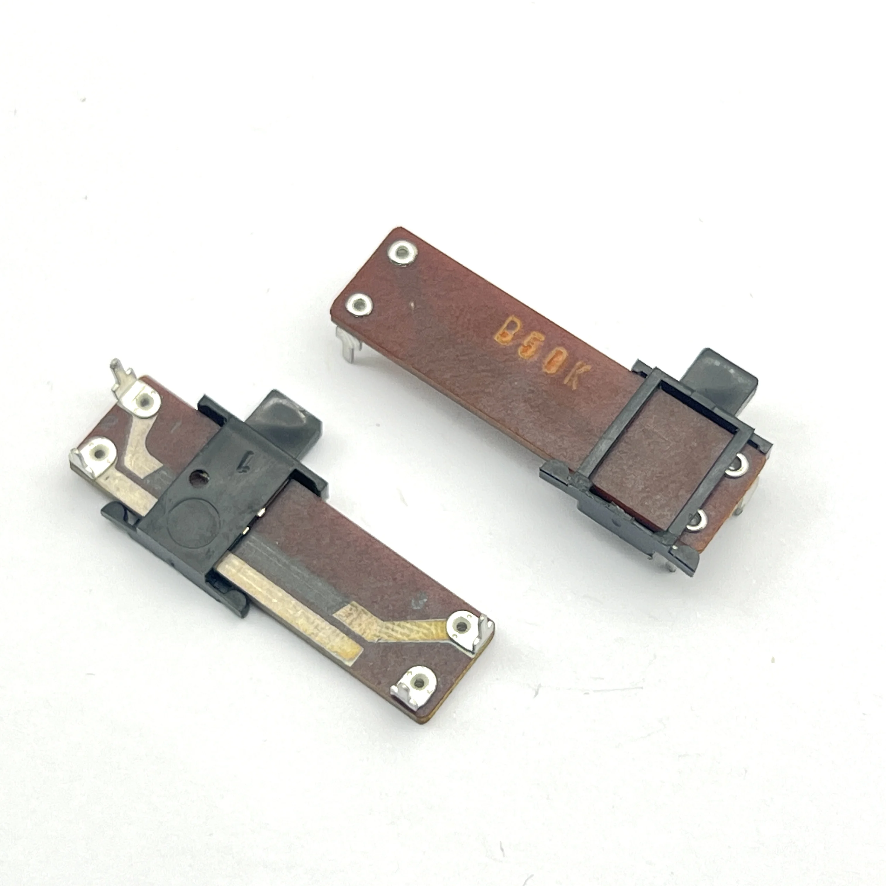 5 piece 35mm B50K 4-pin horizontal single link plastic direct sliding potentiometer mixing console dimming pusher