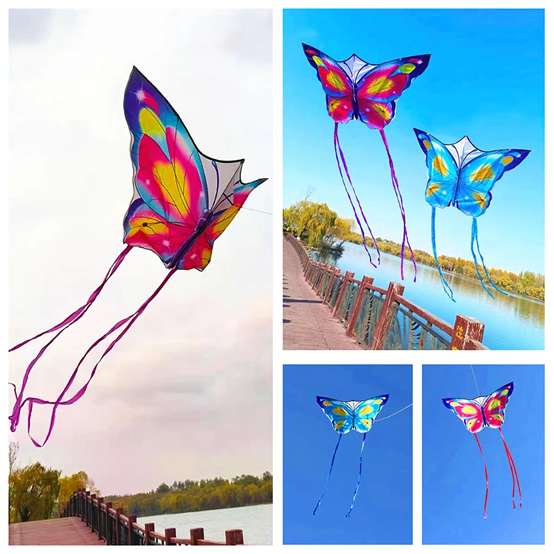 free shipping butterfly kites flying for kids kites nylon kites factory professional winds kites flying bird show kites ripstop