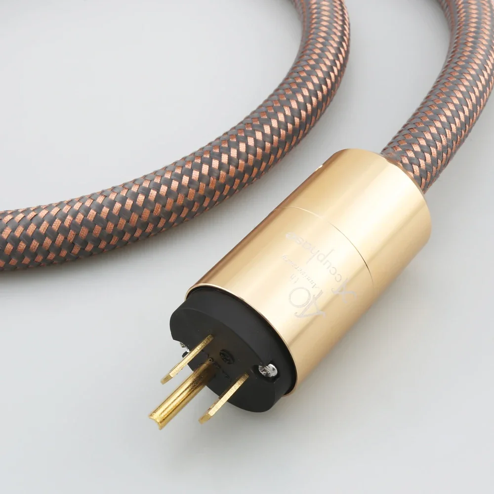 Schuko Power Cable HI-End HIFI AC Mains Cord for CD Amplifier AU US EU Power Cable Plug