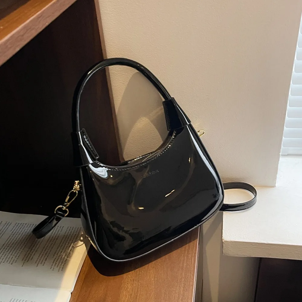 

Tote Bag PU Hobo Bag Elegant Large Capacity French Underarm Bag Anti-Splash Water Polyester Texture Handbag Shopping