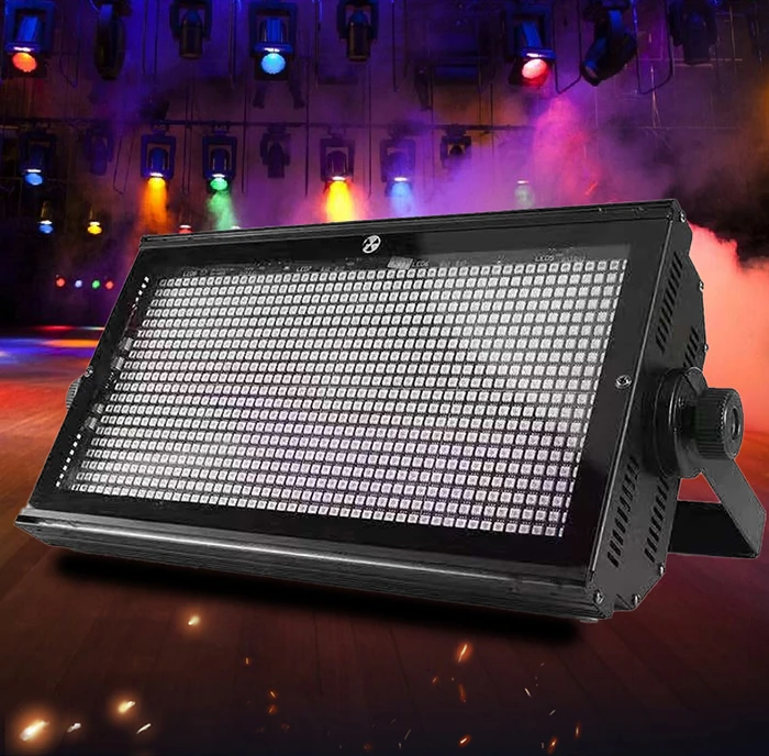 960 stücke 8-Segment RGB Strobe Licht Festzelt Hintergrund Waschen Licht LED Disco Voll Farbe Flash Party Hochzeit konzert Bühne Wirkung – Detail 3