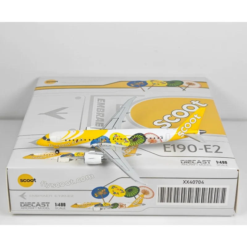 

JC Wings 1/400 Scale Singapore Cool Airlines ERJ-190-E2 Die-cast Collectible Aircraft Model