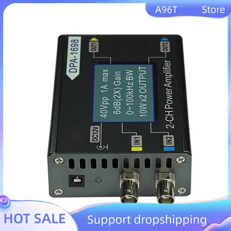 

A96T DC Power Amplifier Engineering Of DPA-1698 Dual Channel DDS Function Signal Generator EU PLUG