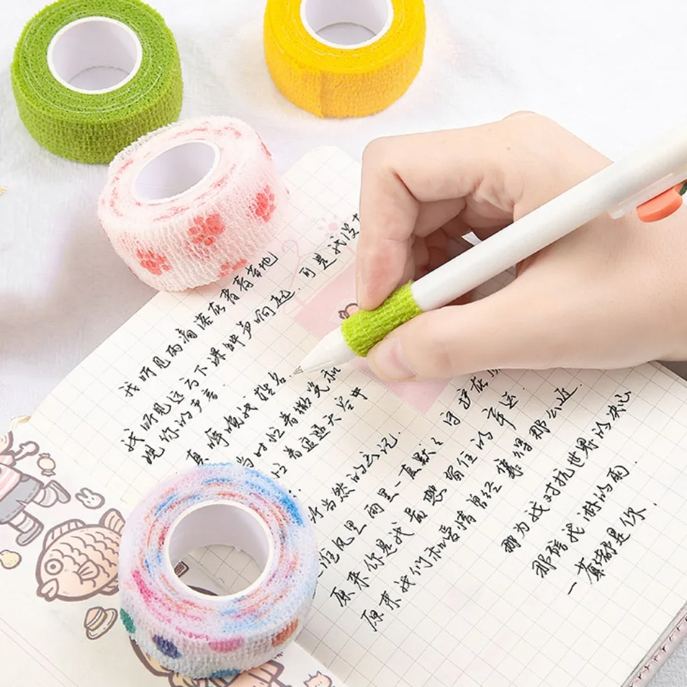 Finger Protection Student Finger Bandage Self-adhesive Elastic Finger Protection Tape Anti-cocoon Cartoon Cute Finger Tape