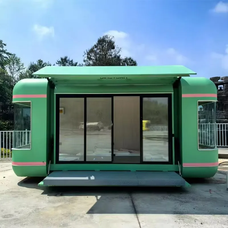Food Cart Ice Cream Potato Chips Candy Popcorn  FoodTruck  FoodTrailer Food Kiosk Restaurant Multifunction Pizza Oven