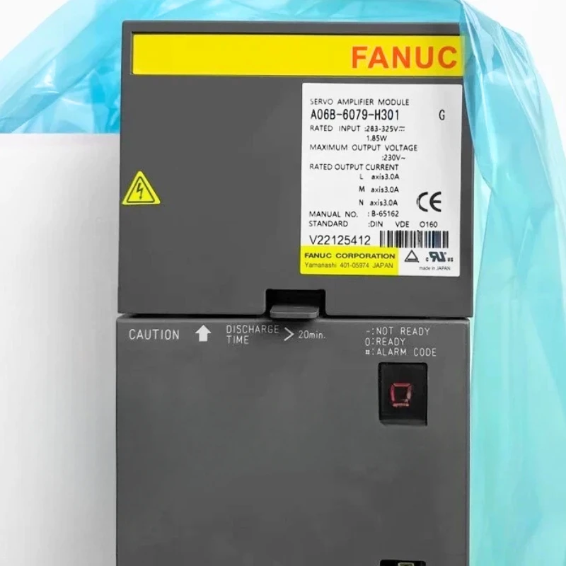 

Сервоусилитель Fanuc A06B-6079-H301 протестирован, в порядке, ускоренная доставка