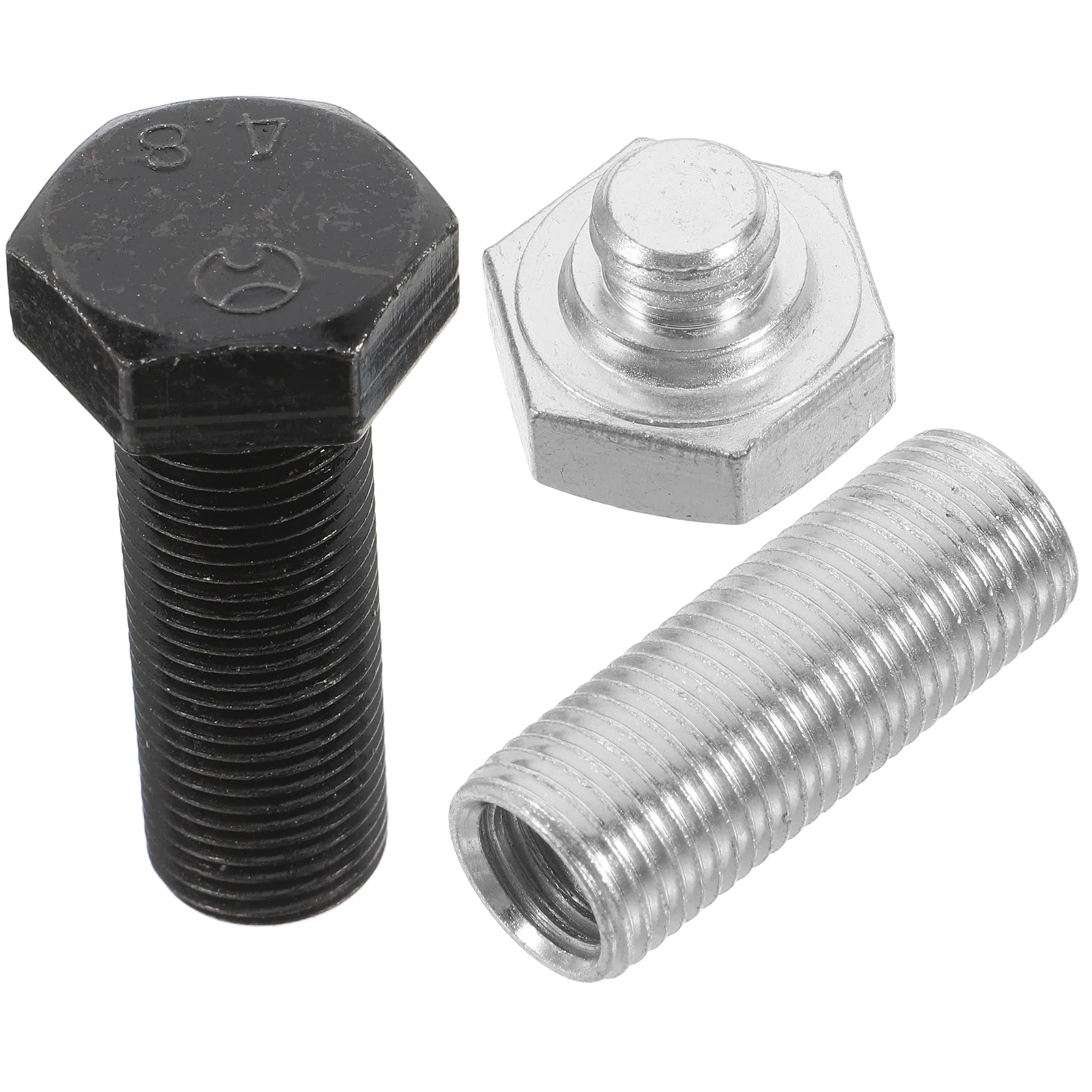 

2pcs Outdoor Fake Screw Storage Box Black Silver Metal Hidden Compartment Camping Key Keeper Container