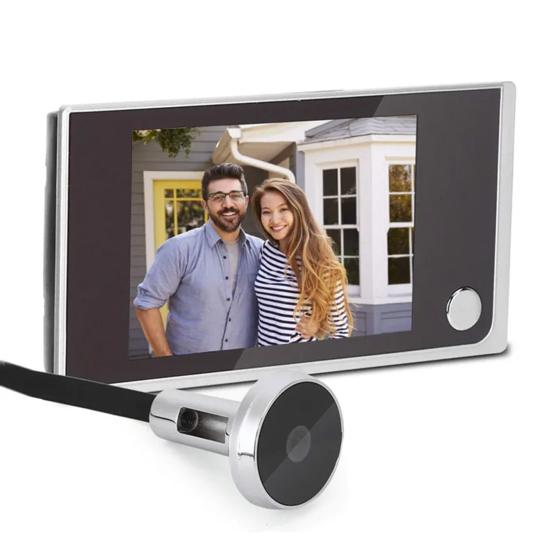 3.5 inch Video peephole Digital Door Camera Doorbell 120 Degree Angle Peephole Viewer video Eye Door Doorbell Door Bell Outdoor