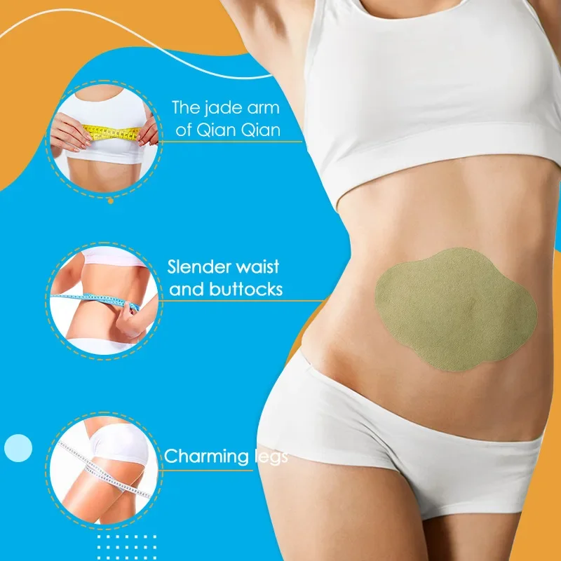 Natural Herbal Belly Slim Patch Abdomen Slimming Fat Burning Navel Stick Weight Loss Sticker Wonder Hot Quick Slimming Patch