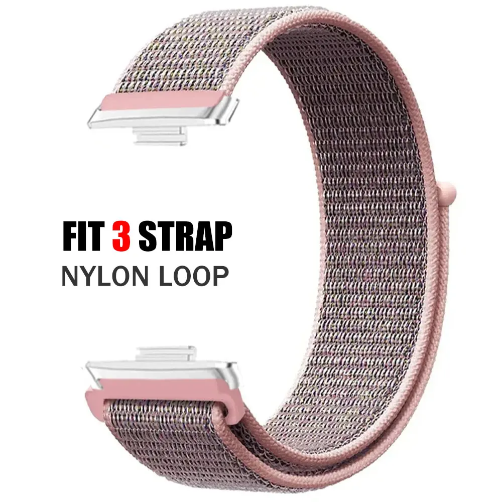 Nylon loop band For huawei watch fit 3 strap smart wristband breathable Sport Watchbands bracelet correa huawei fit3 Accessories