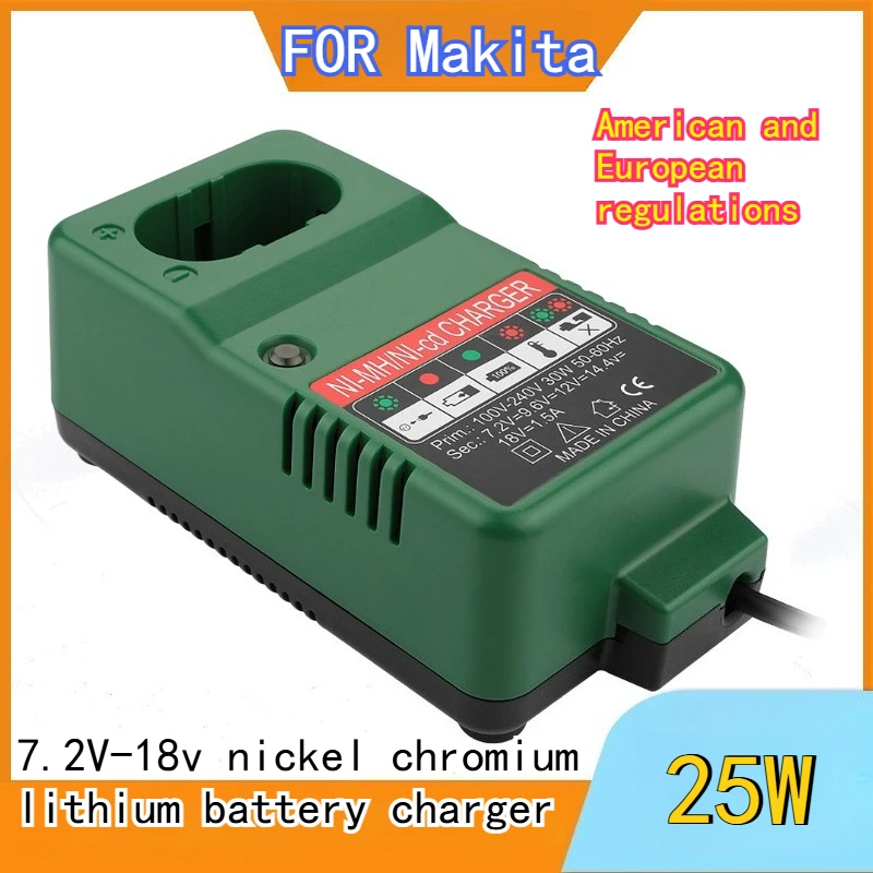 

100CM European and American Standard Suitable for Makita 7.2V-18v Multi Model Charging Nickel Chromium Lithium Battery Charger