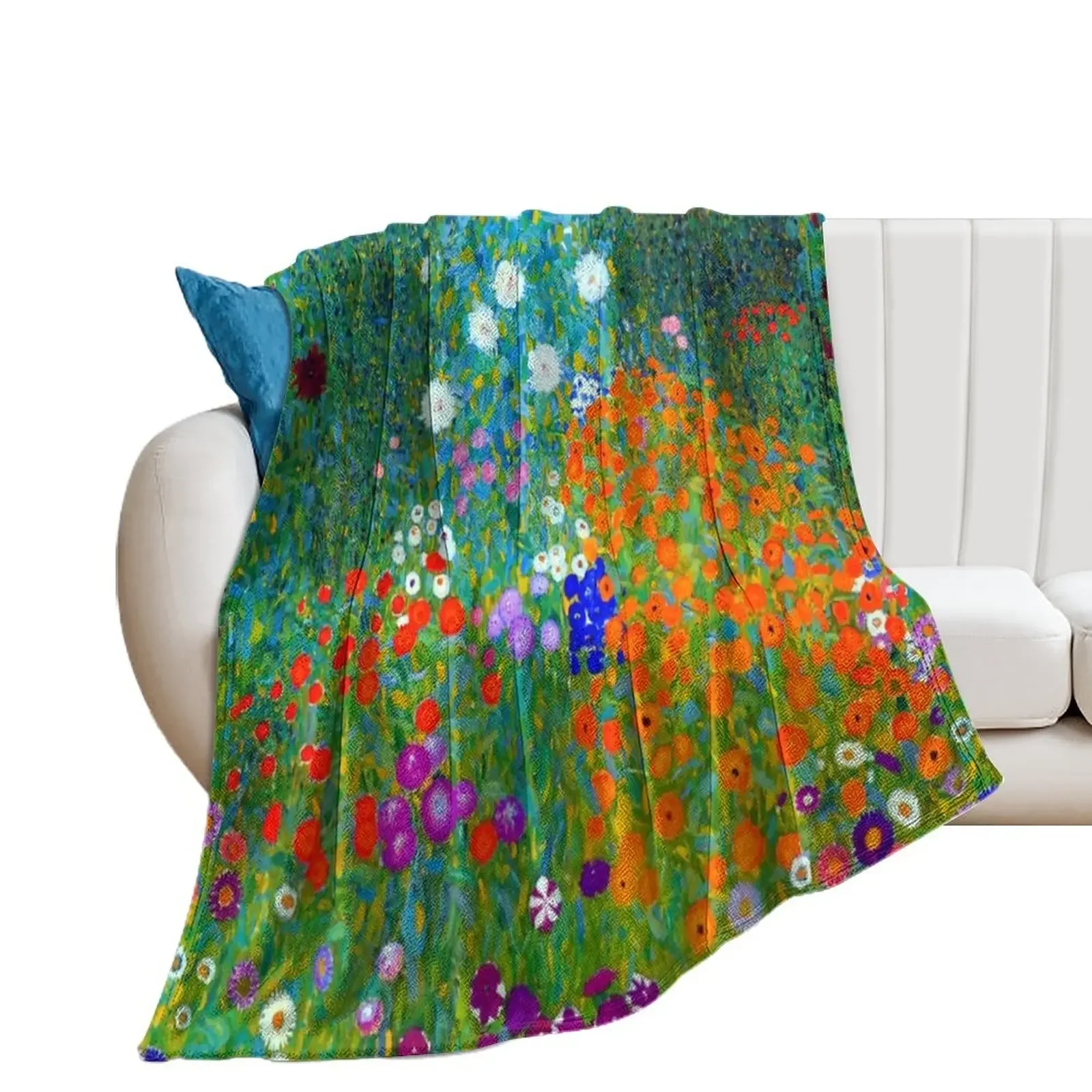 

Gustav Klimt - flower garden Throw Blanket Sleeping Bag Luxury Brand Luxury for babies Blankets