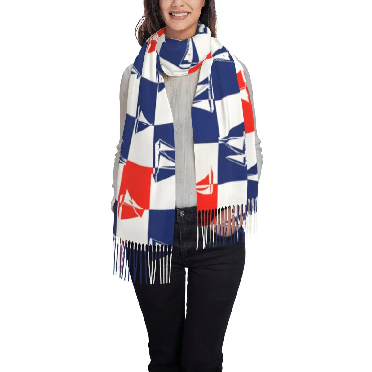 Sailing Ship Ocean Scarf Fall - Pashmina Wrap Large avis et prix