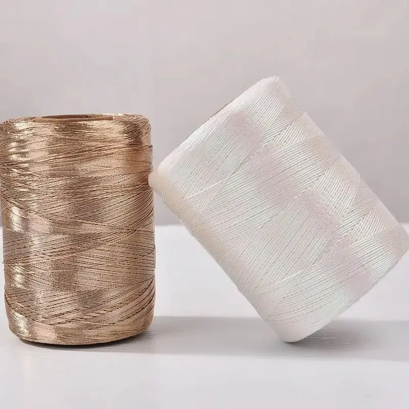 Twinkles Metallic Yarn 200g Glitter Gold Silver Cord Thread Diy Handmade Knitting Crochet Handbag Purse Sewing Accessories