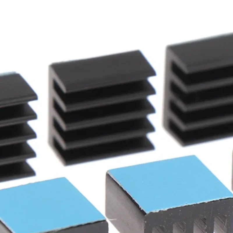 

10pcs 8.8*8.8*5mm Aluminum Heatsink Radiator Cooler With Tape Applied