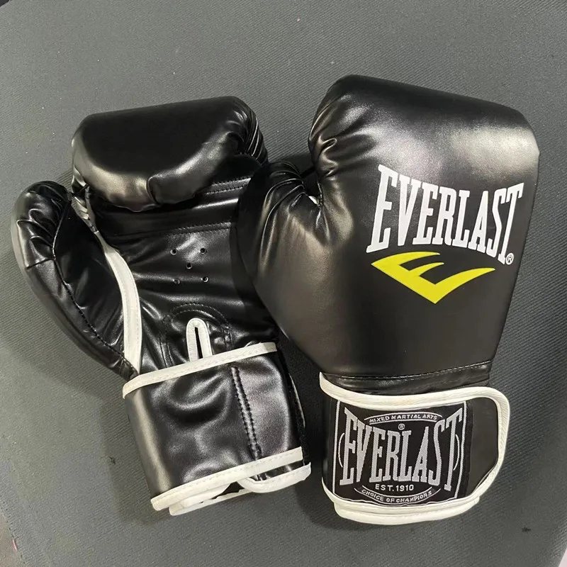 6/8/10/12/14oz Professional Boxing Gloves Thickened PU Muay Thai Sanda MMA Training Gloves Boxing Training Accessories