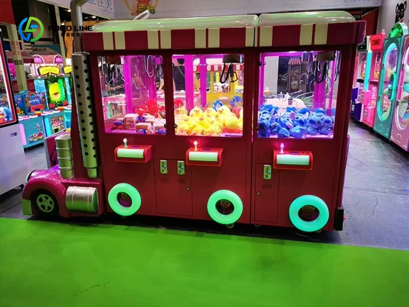 Customized Multi-player Claw Machine Commercial Toy Catcher Prize Grabber Game Machine For Kids Bulk Order Discount Available